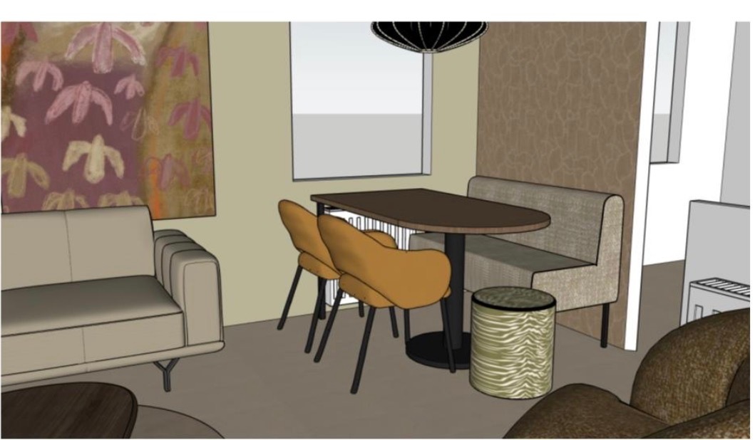 Chalet comfort eetkamer