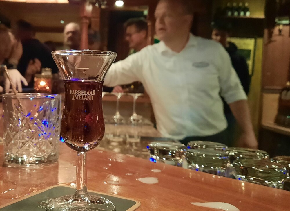 Babbelaar genieten in de A.G.'s Pub